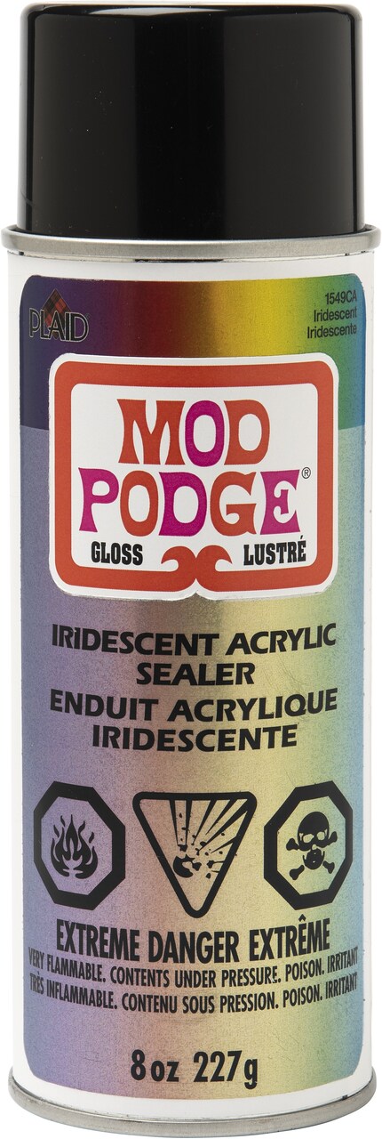Mod Podge Iridescent Acrylic Sealer Spray 8oz-Iridescent